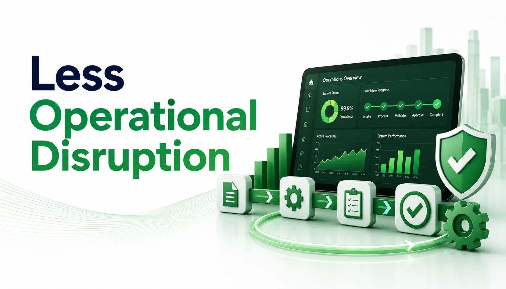 Less Operational Disruption